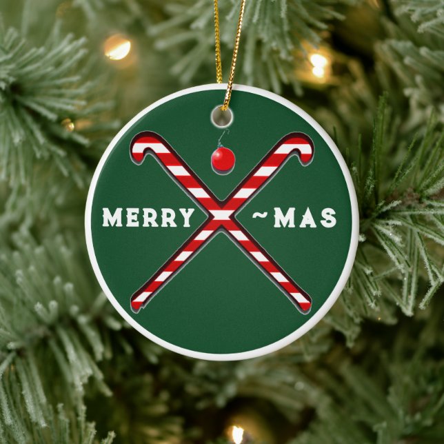 Field Hockey Weihnachtskollektiv Keramik Ornament (Baum)