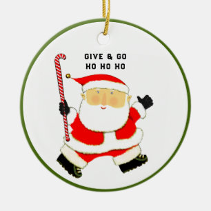 Field Hockey Weihnachtskollektiv Keramikornament