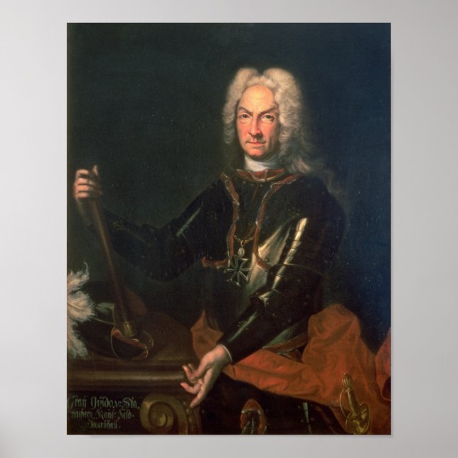 Field Marshall Count Guidobald von Starhemberg Poster (Vorne)