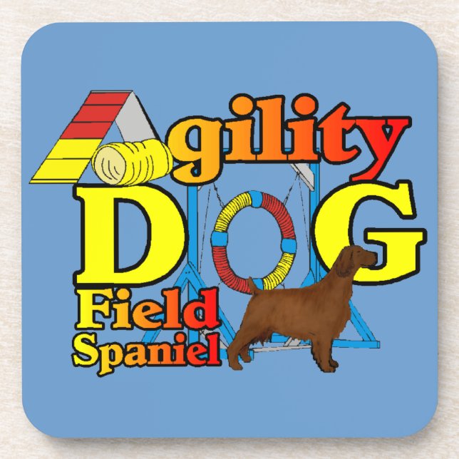 Field Spanel-Agility Getränkeuntersetzer (Vorderseite)