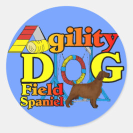 Field Spanel-Agility Runder Aufkleber