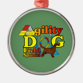 Field Spanel-Agility Silbernes Ornament