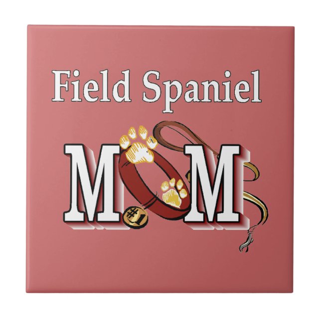 Field Spanel Mama Geschenke Fliese (Vorderseite)