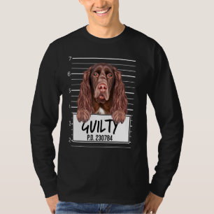Field Spanel Mugshot Guilty Dog T-Shirt