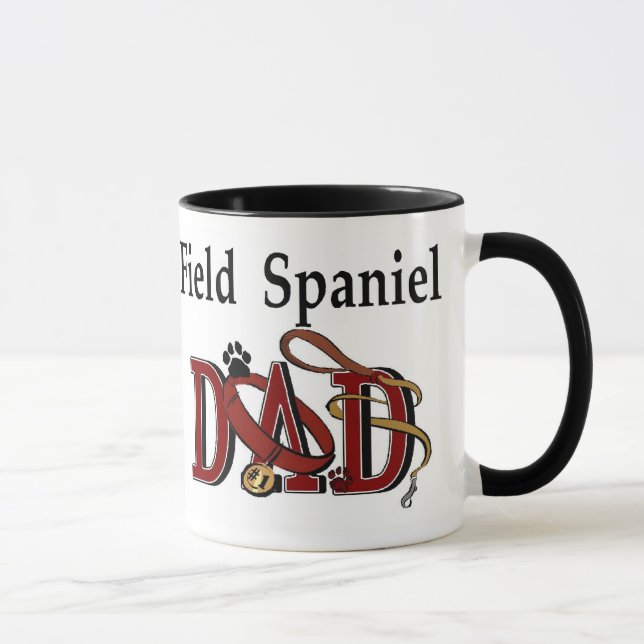 Field Spanel Vater Geschenke Tasse (Rechts)