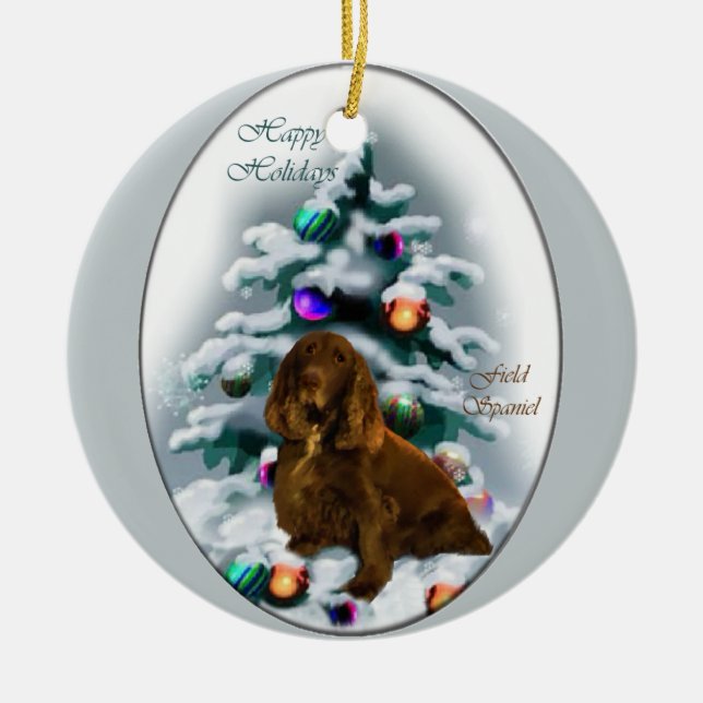 Field Spanel Weihnachtsgeschenke Ornament (Vorne)