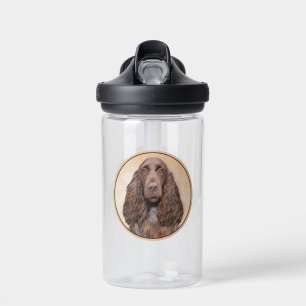 Field Spaniel Gemälde - Süße originelle Hundekunst Trinkflasche