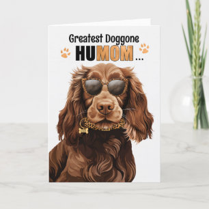 Field Spaniel Hund Bester HuMOM Muttertag Feiertagskarte