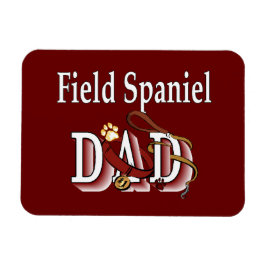 Field Spaniel Vater Magnet