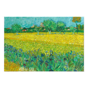 Field with Irish near Arles by Vincent van Gogh Fotodruck