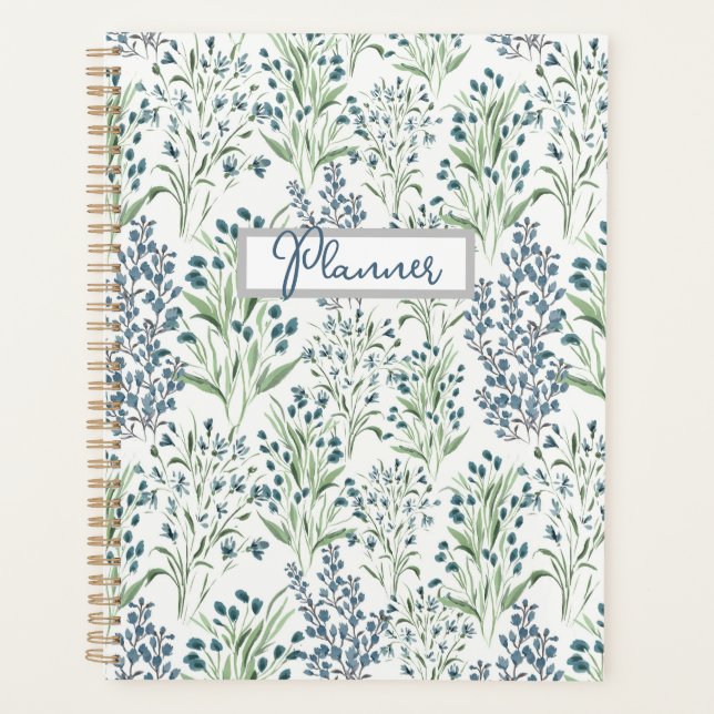 Fields of Blue Planner Planer (Vorderseite)