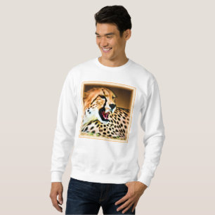 "Fierce and Fiery Cheetah Design". Jetzt kaufen Sweatshirt