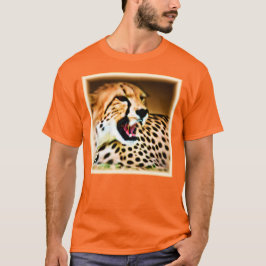 "Fierce and Fiery Cheetah Design". Jetzt kaufen T-Shirt