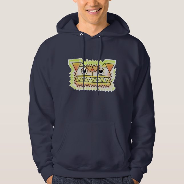Fierce, Angry Dog Hoodie (Vorderseite)