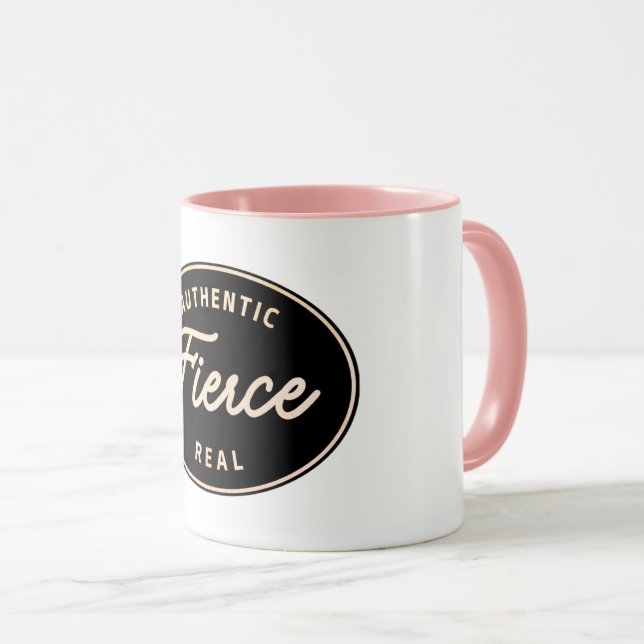 Fierce, Authentische, echte Kaffeemaschine Tasse (VorderseiteRechts)