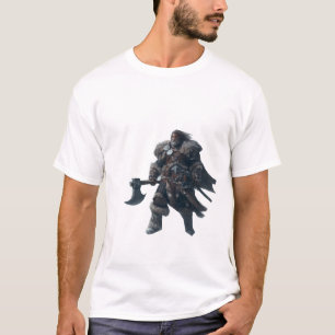 Fierce Barbarian Warrior mit antikem Ax T-Shirt