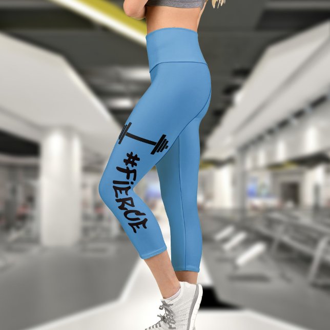 #Fierce Barbell High Waisted Capris (Von Creator hochgeladen)