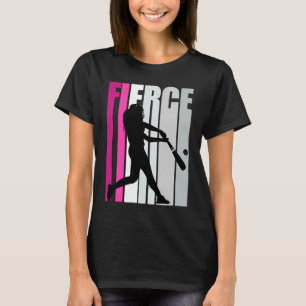 Fierce Baseball Birthday farbenfrohe Base Run Prac T-Shirt