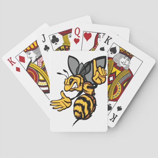 Fierce Bee Playing Cards Spielkarten (Rückseite)