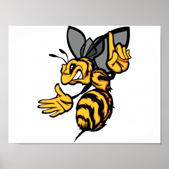 Fierce Bee Poster (Vorne)