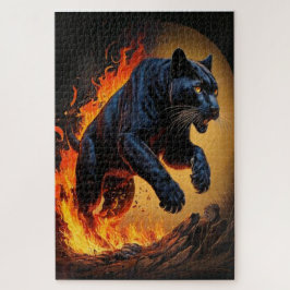 Fierce Black Panther Puzzle