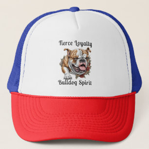 Fierce Bulldog für Hunde Truckerkappe