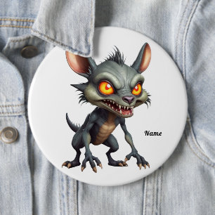 Fierce Chupacabra Kunstvoll wandern Button