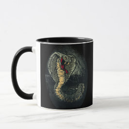 Fierce Cobra Snake Dark Jungle Tattoo Art Tasse