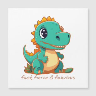 Fierce Dinosaurs Magnetkarte