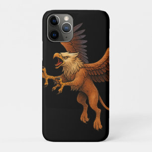 Fierce Diving Golden Griffin Mythology Fantasy Art Case-Mate iPhone Hülle