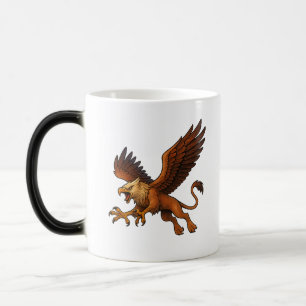 Fierce Diving Golden Griffin Mythology Fantasy Art Verwandlungstasse
