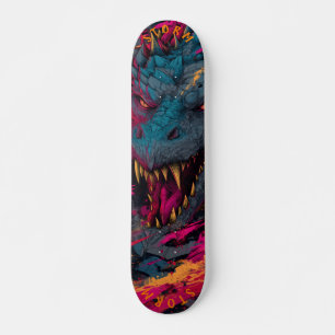 Fierce Dragon Graffiti Street - Limited Edition Skateboard