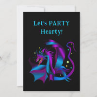 Fierce Dragon Lila und Blues Einziges Party