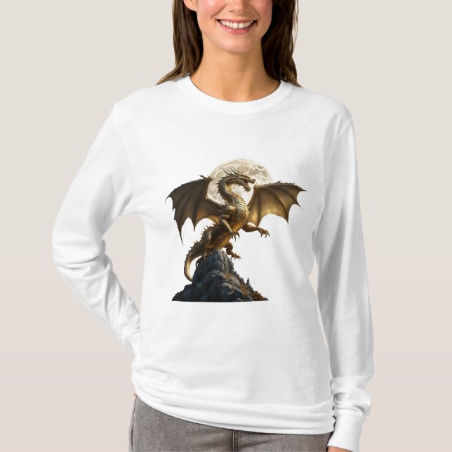 Fierce Dragon Rearing T-Shirt (Vorderseite)