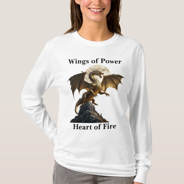 Fierce Dragon Rearing T-Shirt (Vorderseite)