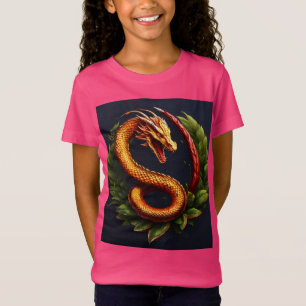 Fierce Dragon Tattoo Design - Symbol der Stärke, T-Shirt