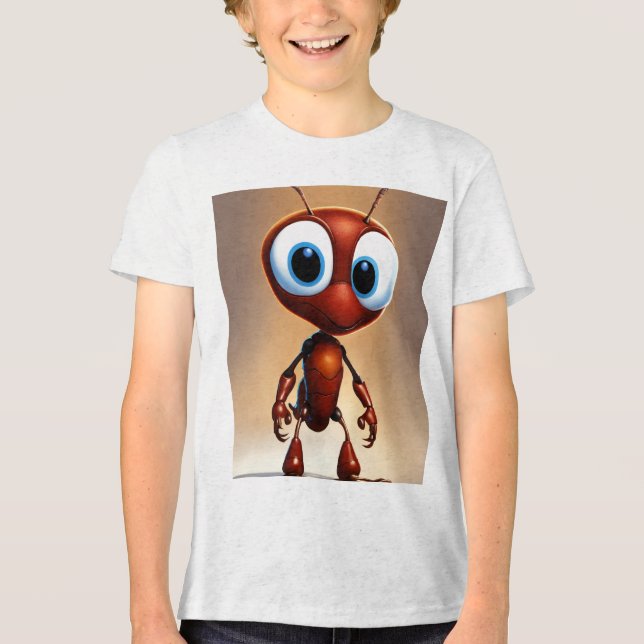 Fierce Dragon Tattoo Design - Symbol der Stärke, Tri-Blend Shirt (Vorderseite)