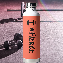#Fierce Dumbell Wasserflasche Trinkflasche