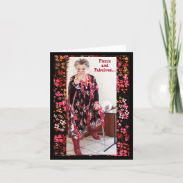 Fierce, fabelhaft, 'lil vergesslich, abgelenkt karte