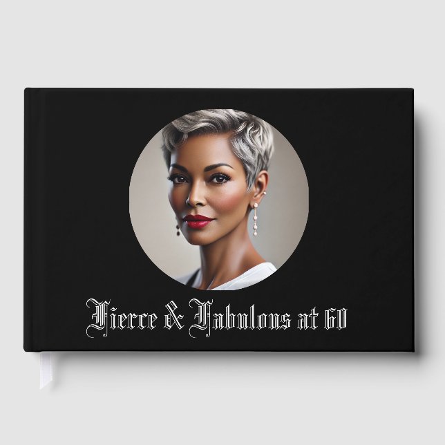 Fierce & Fabulous at 60 Gästebuch (Vorderseite)