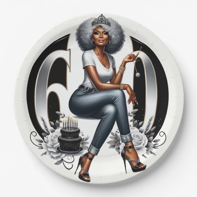 Fierce & Fabulous mit 60 Pappteller (Vorderseite)