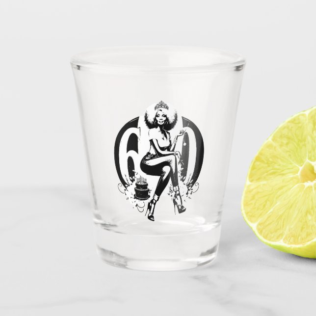 Fierce & Fabulous mit 60 Schnapsglas (Vorderseite)
