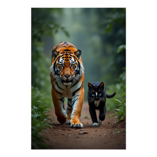 Fierce Feline Friends on the Prowl Poster (Vorderseite)