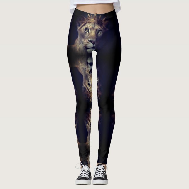 Fierce Feline Leggings (Vorderseite)