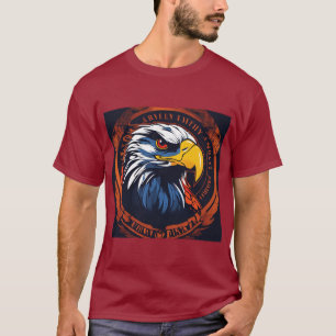 Fierce & Feminine Eagle: Bold Harley Inspiriert T-Shirt