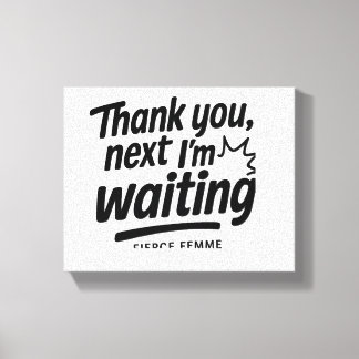 FIERCE FEMME - Stärkung der Leinwand Wall Art for