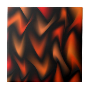 Fierce Flames Abstrakt Fliese
