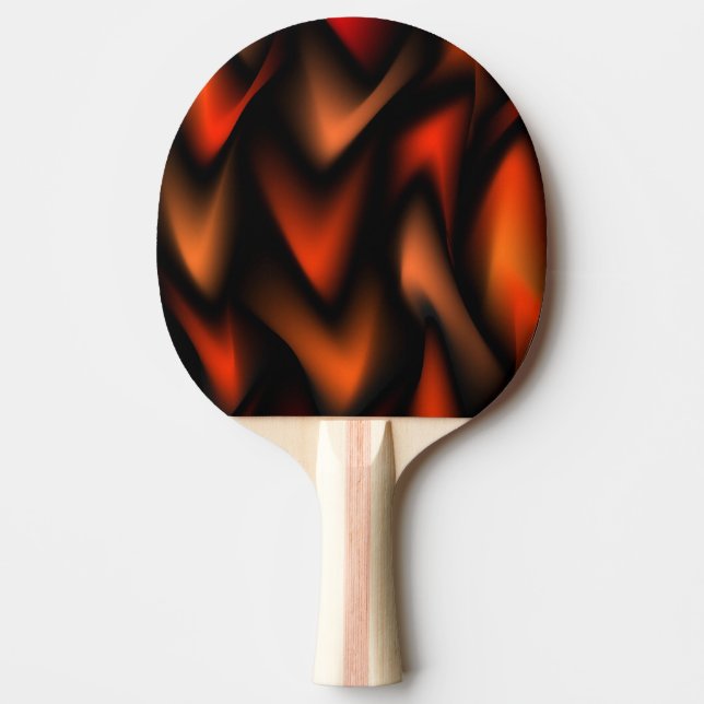 Fierce Flames Abstrakt Tischtennis Schläger (Vorderseite)