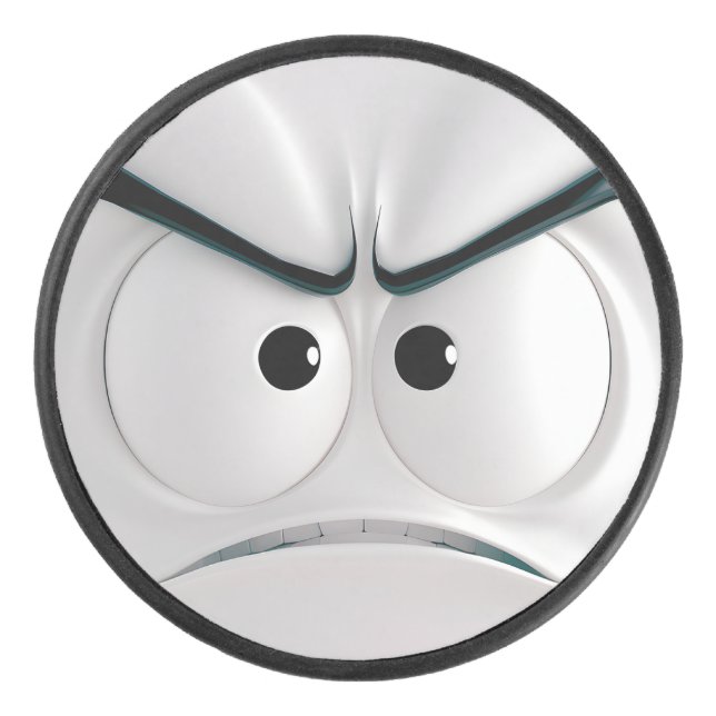 Fierce Gemein Faced Hockey Puck (Vorderseite)