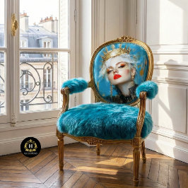 Fierce Gold Queen Abstrakt Art Decoupage Seidenpapier